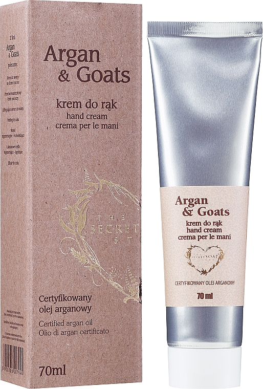 Krem do rąk Olej arganowy i kozie mleko - The Secret Soap Store Argan & Goats Hand Cream — фото N2