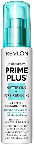 Baza pod makijaż - Revlon Photoready PRIME PLUS Mattifying + Pore Reducing Makeup Skincare Primer — Zdjęcie N1