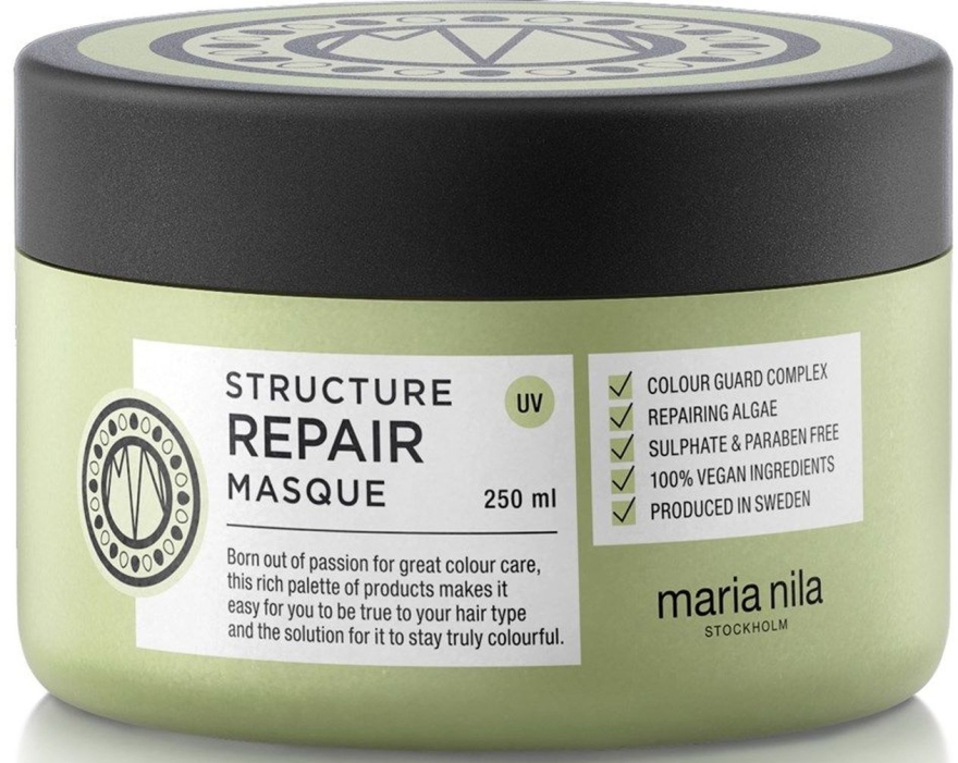 Maska do włosów suchych i zniszczonych - Maria Nila Structure Repair Masque — Zdjęcie N1