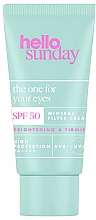 Kup Krem mineralny do skóry wokół oczu - Hello Sunday The One For Your Eyes Mineral Eye Cream SPF 50