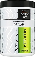 Keratynowa maska do włosów - Prosalon Basic Care Color Art Regenerating Mask Keratin — Zdjęcie N1