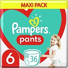 Kup Pieluchomajtki Pants rozmiar 6, 15+ kg, 36 szt. - Pampers