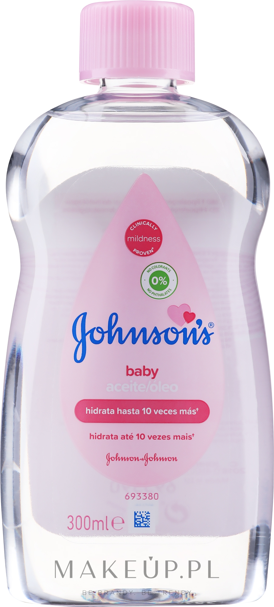 Łagodna oliwka dla dzieci i noworodków - Johnson’s® Baby Pink — Zdjęcie 300 ml