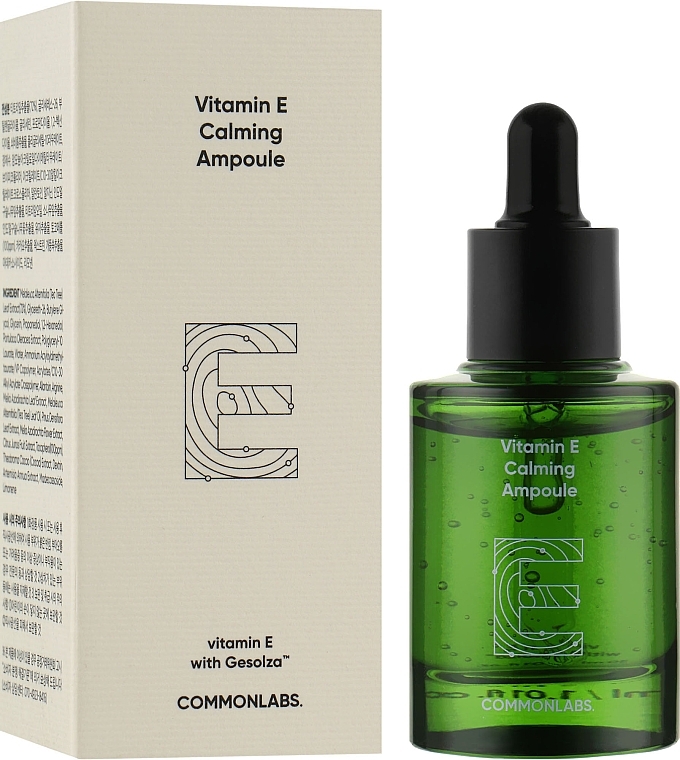 Kojące serum z witaminą E - Commonlabs Vitamin E Calming Ampoule  — Zdjęcie N2