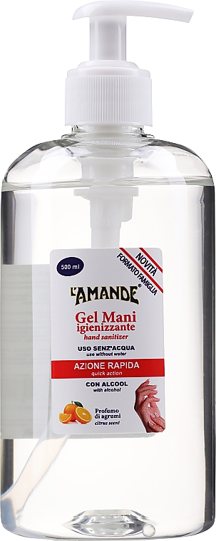 Żel do dezynfekcji rąk o zapachu cytrusowym - L'Amande Citrus Scent Hand Sanitizer Gel — Zdjęcie N3
