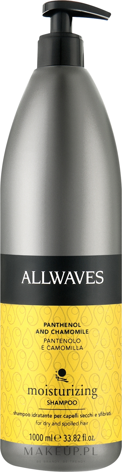 Nawilżający szampon do włosów - Allwaves Idratante Moisturizing Shampoo — Zdjęcie 1000 ml