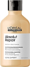 PRZECENA! Naprawczy szampon do włosów zniszczonych z komosą i proteinami - L'Oreal Professionnel Serie Expert Absolut Repair Gold Quinoa + Protein Shampoo * — Zdjęcie N2