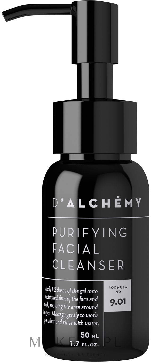 Oczyszczający żel do mycia twarzy - D'Alchemy Puryfying Facial Cleanser — Zdjęcie 50 ml