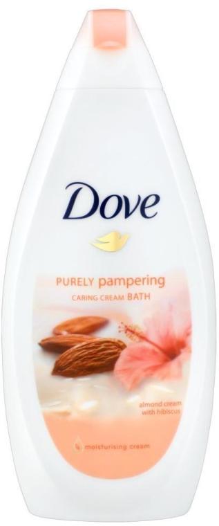 Nawilżający krem do kąpieli Mleczko migdałowe i hibiskus - Dove Purely Pampering Almond Bath Body Cream — Zdjęcie N1