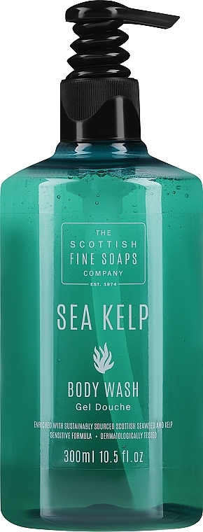 Żel pod prysznic - Scottish Fine Soaps Sea Kelp Body Wash Recycled Bottle (z dozownikiem) — Zdjęcie N1