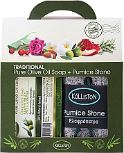 Kup Zestaw, mydło naturalne - Kalliston Gift Box (soap/100g + stone/1pcs)