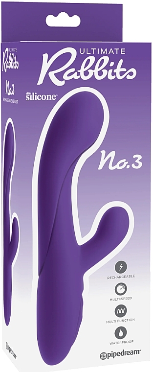 Wibrator Królik - PipeDream Ultimate Rabbits No.3 Purple — Zdjęcie N1
