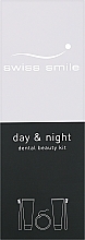 Zestaw do regeneracji i wybielania zębów Dzień i Noc - Swiss Smile Day & Night Beauty Dental Kit (t/paste 75 ml + t/brush + t/paste 75 ml + t/brush + dental/tape) — Zdjęcie N2