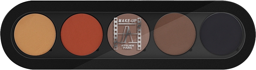 Paletka eyelinerów w kamieniu (5 kolorów) - Make-Up Atelier Paris Palette Cake Eyeliner — Zdjęcie N2