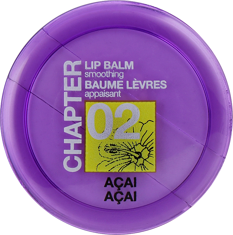 Wygładzający balsam do ust Jagody acai - Mades Cosmetics Chapter 02 Acai Lip Balm — Zdjęcie N1