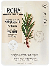 Kup Maska w płachcie - Iroha Nature Purifying Tea Tree + Hyaluronic Acid Sheet Mask