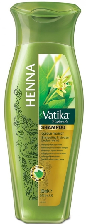 Szampon do włosów z henną - Dabur Vatika Henna Shampoo Colour Protect — Zdjęcie N1