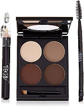 Zestaw do malowania i korekcji brwi - Ardell Brow Defining Kit (palette/4g + wax/2.3g + brush) — Zdjęcie N2