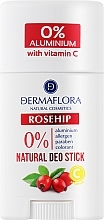Kup Dezodorant w sztyfcie z dzikiej róży - Dermaflora Natural Deo Stick Rosehip