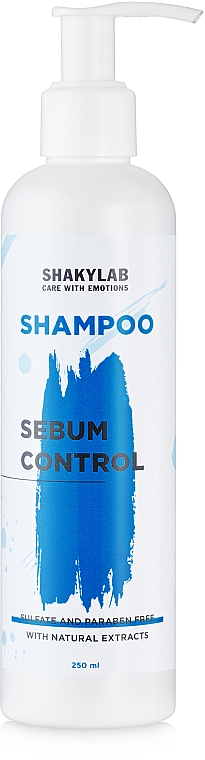 Szampon bezsiarczanowy do włosów przetłuszczających się Sebum Control - SHAKYLAB Sulfate-Free Shampoo — Zdjęcie N2