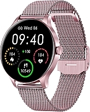 Smartwatch damski, bransoleta w kolorze różowego złota - Garett Smartwatch Classy — Zdjęcie N1