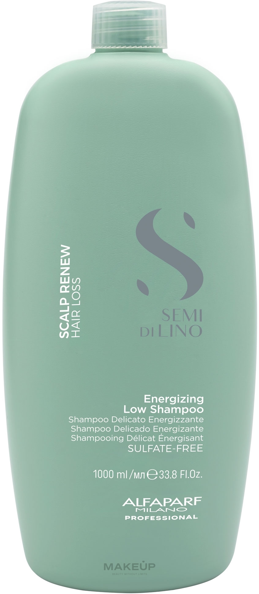Szampon do włosów osłabionych i skłonnych do wypadania - Alfaparf Semi De Lino Scalp Renew Energising Low Shampoo — Zdjęcie 1000 ml