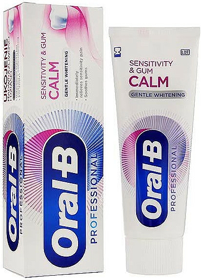 Pasta do zębów - Oral-B Professional Sensitivity & Gum Calm Gentle Whitening — Zdjęcie N1