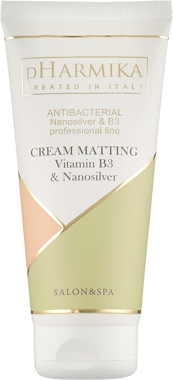 Matujący krem do twarzy - pHarmika Cream Matting Vitamin B3 & Nanosilver