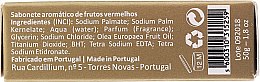 Naturalne mydło w kostce - Essencias De Portugal Religious Anjos Red Fruits — Zdjęcie N3