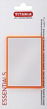 Kup Lusterko kieszonkowe 8,5x6 cm, pomarańczowe - Titania Square Pocket Mirror