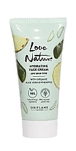 Nawilżający krem do twarzy z organicznym aloesem i ananasem - Oriflame Love Nature Hydrating Face Cream — Zdjęcie N1