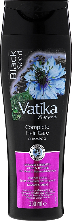 Szampon do włosów z czarnuszką - Dabur Vatika Black Seed Shampoo — Zdjęcie N3