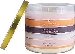 Świeca zapachowa - Nautica Candle Gilded Sun & White Tea Aloe Scented Candle — Zdjęcie N2