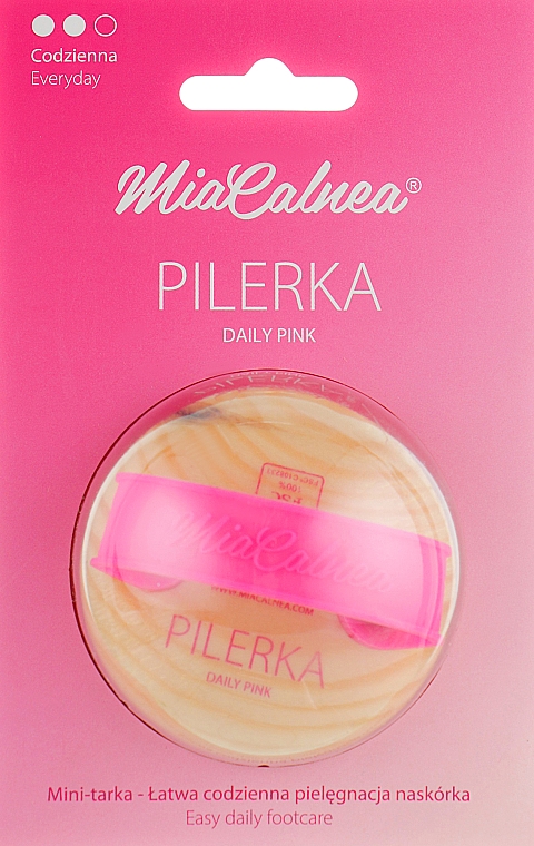 Okrągła tarka do pięt - MiaCalnea Pilerka Daily Pink — Zdjęcie N1