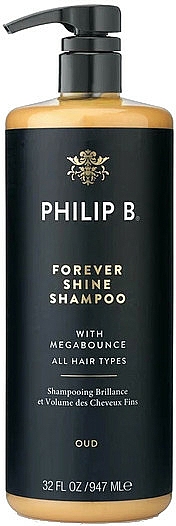 Nabłyszczający szampon wygładzający do włosów - Philip B Forever Shine Shampoo — Zdjęcie N1
