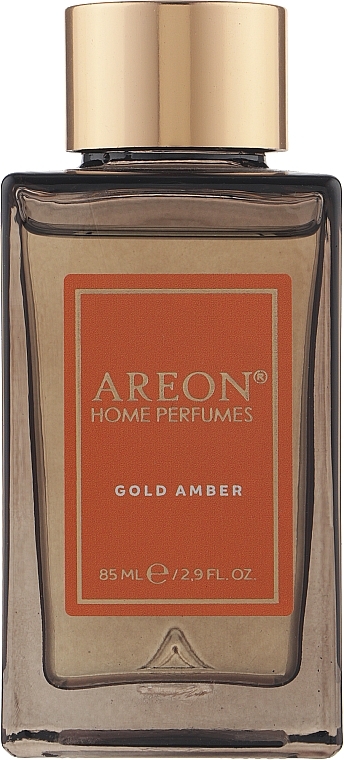Dyfuzor zapachowy Gold Amber, PSL07 - Areon Home Perfume Gold Amber Reed Diffuser — Zdjęcie N1