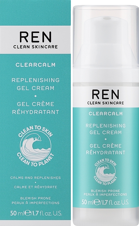 Odbudowujący krem-żel - Ren Clearcalm Replenishing Gel Cream — Zdjęcie N2