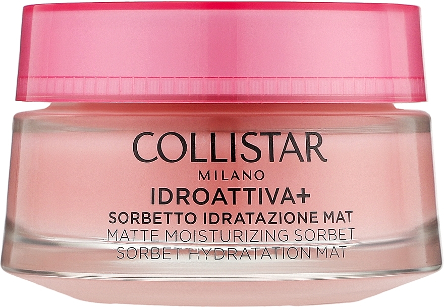 Matujący krem-sorbet do skóry mieszanej i tłustej - Collistar Idroattiva+ Matte Moisturising Sorbet — Zdjęcie N1