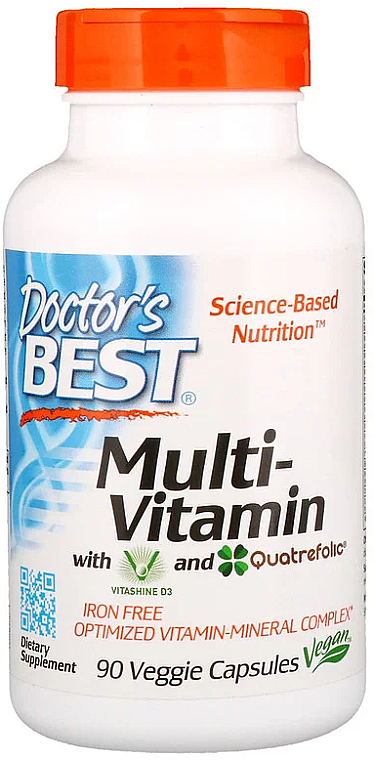 Suplement diety z witaminą D3 i kwasem foliowym - Doctor's Best — Zdjęcie N1