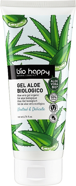 Żel do twarzy i ciala Aloes - Bio Happy Neutral & Delicate Aloe Gel — Zdjęcie N1