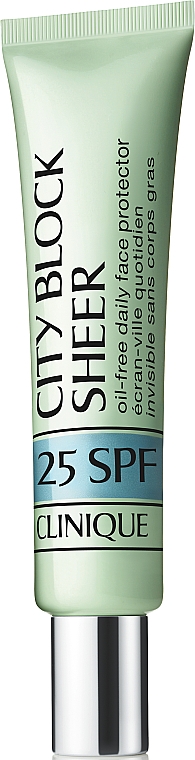 Beztłuszczowy krem ochronny do twarzy - Clinique City Block Sheer Oil-Free Daily Face Protector SPF 25