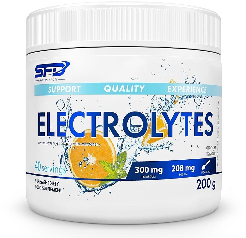 Suplement diety Elektrolity, pomarańczowy - SFD Nutrition Electrolytes Orange — Zdjęcie N1