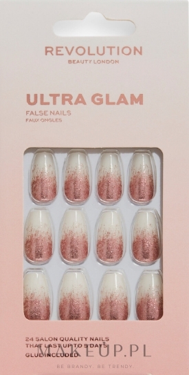 Sztuczne paznokcie - Makeup Revolution Flawless False Nails Ultra Glam — Zdjęcie 24 szt.