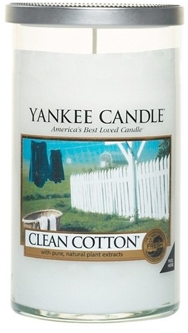 Świeca zapachowa pilar Czysta bawełna - Yankee Candle Clean Cotton — Zdjęcie N3
