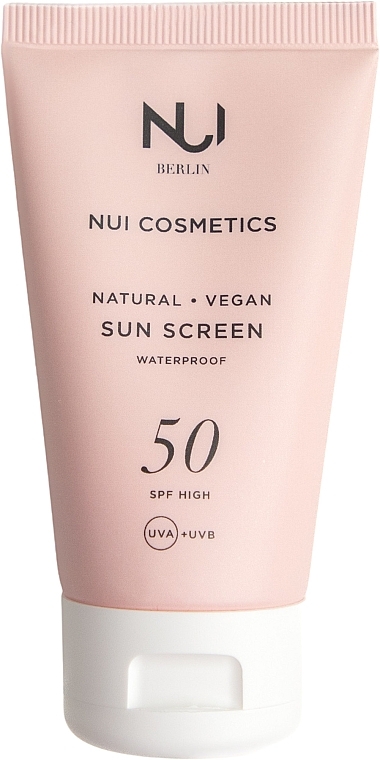 Krem do twarzy - NUI Cosmetics Natural Sun Screen SPF50 — Zdjęcie N1