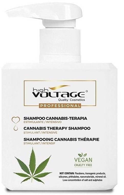 Szampon z ekstraktem z nasion konopi - Voltage Cannabis Therapy Shampoo — Zdjęcie N1