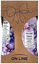 Zestaw Fiołek i Lotos - On Line Floral Flower Violet & Lotus Set (sh/gel/500ml + b/lot/250ml) — Zdjęcie N1