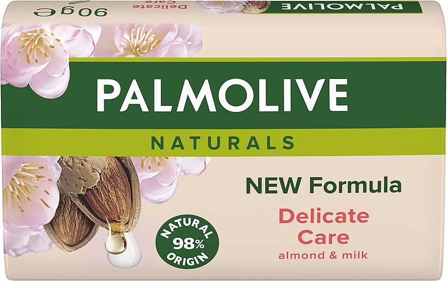 Mydło w kostce z mlekiem migdałowym - Palmolive Natural Delicate Care with Almond Milk Soap