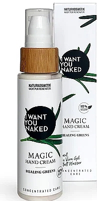 Krem do rąk Healing Greens - I Want You Naked Magic Hand Cream  — Zdjęcie N1