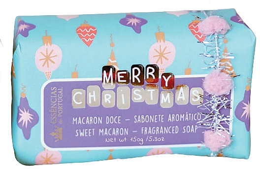 Mydło Słodkie makaroniki - Essencias De Portugal Merry Christmas Sweet Macaron Soap — Zdjęcie N1
